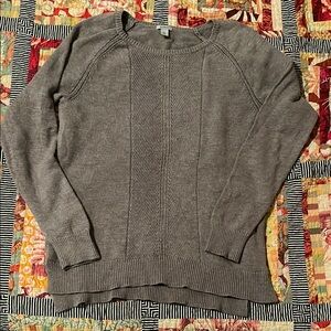 Gray brown Knit Sweater